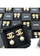 CHANEL DOUBLE C PEARL EARING